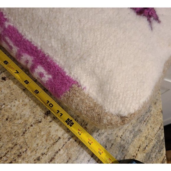 Wool Knit Pillow Cupcake Mom Heart Tattoo Pink White. by Jane Throw Decor 15x14" - Picture 10 of 12